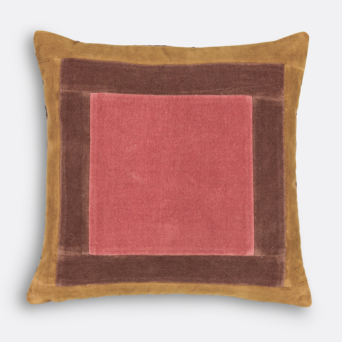 Ailina 40 X 40cm Velvet Cushion Cover dusty pink, LA REDOUTE INTERIEURS