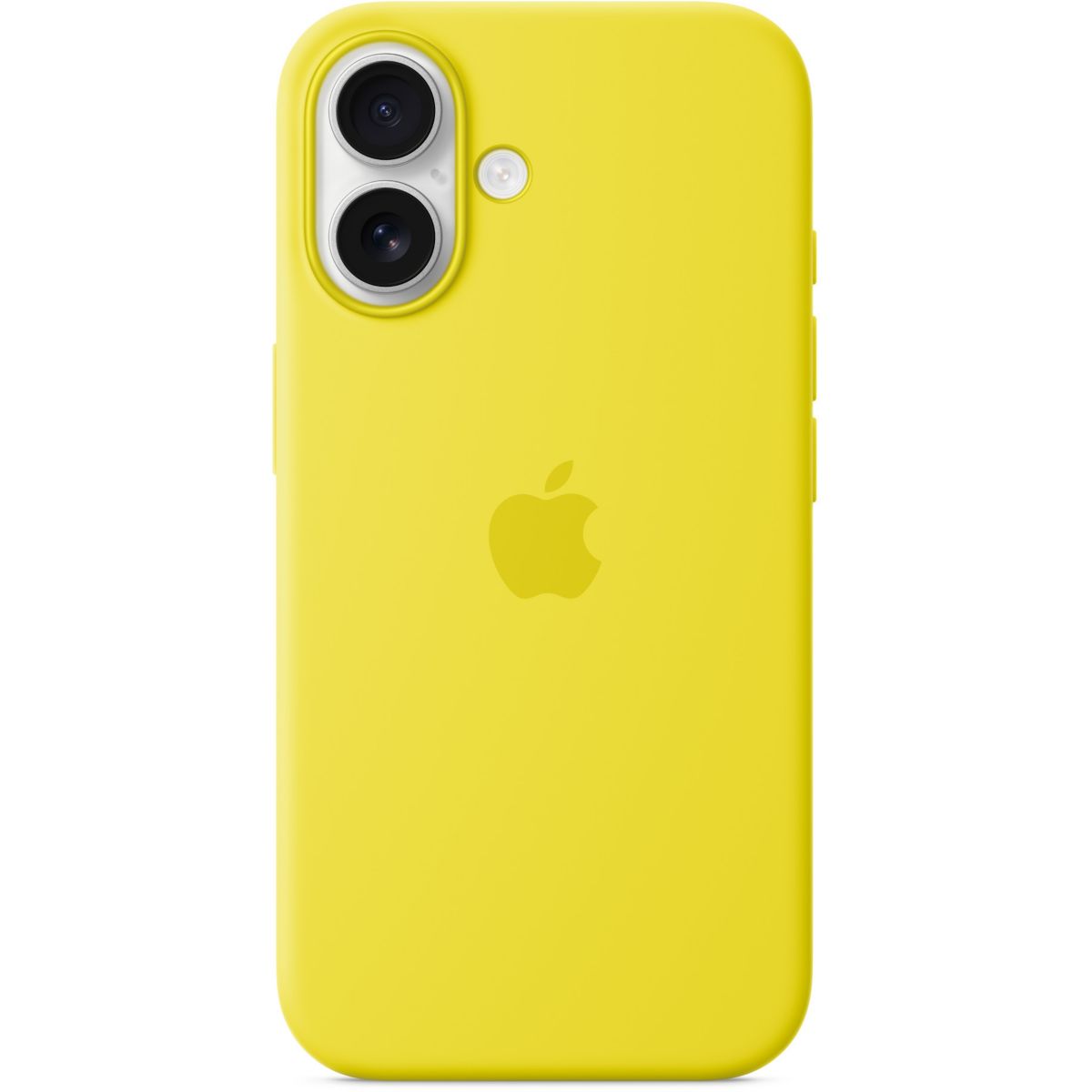 Coque iPhone 16 MagSafe Carambole Silicone couleur unique, APPLE