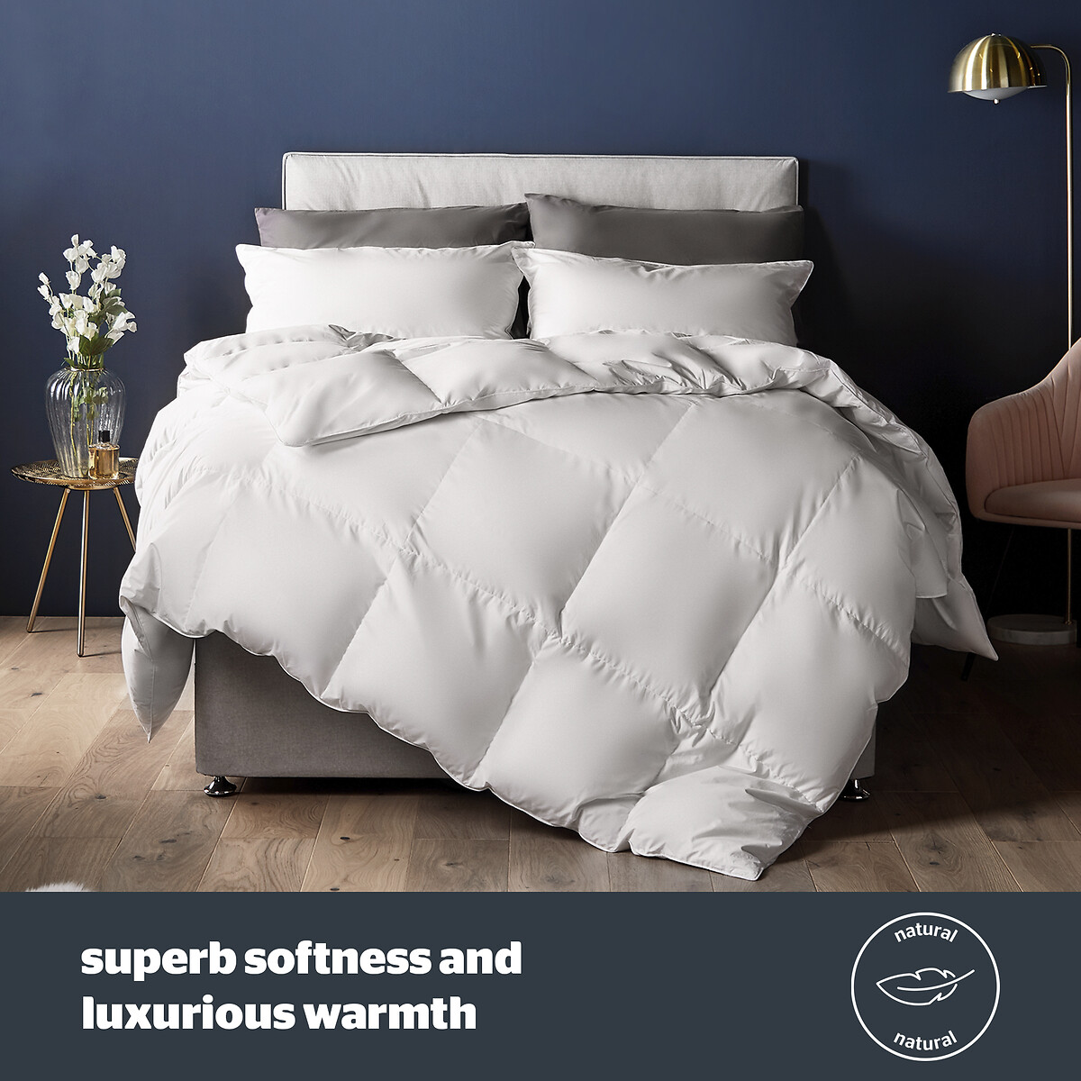 Duck Feather And Down 10.5 Tog Anti Allergy Duvet white, SILENTNIGHT
