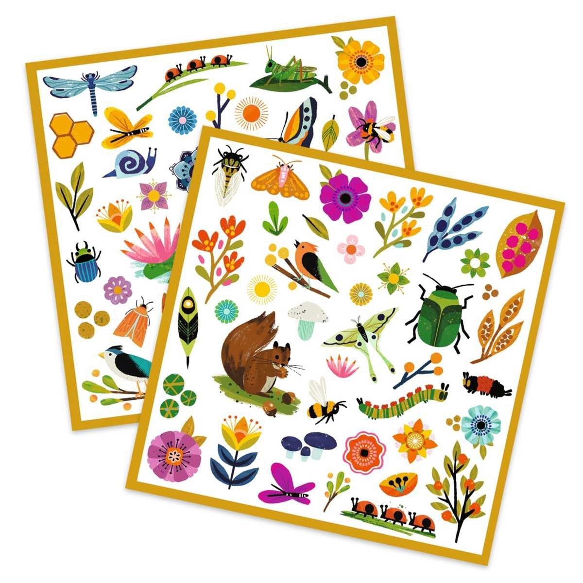Stickers Jardin multicolore, DJECO