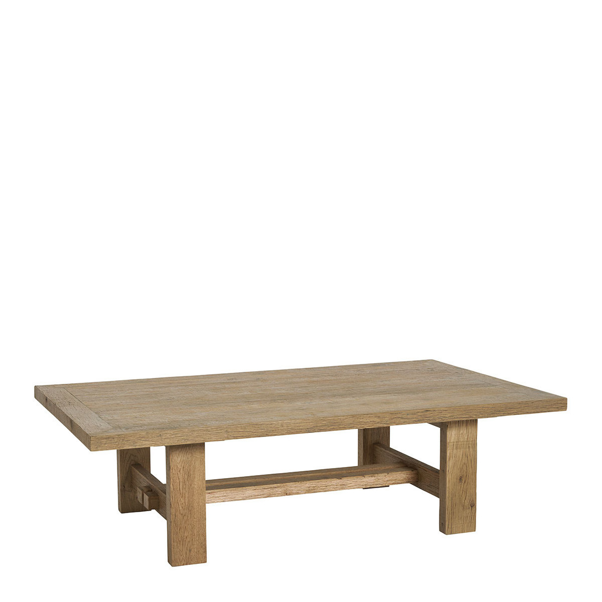 Table basse MARCELLE bois clair, BLANC D’IVOIRE