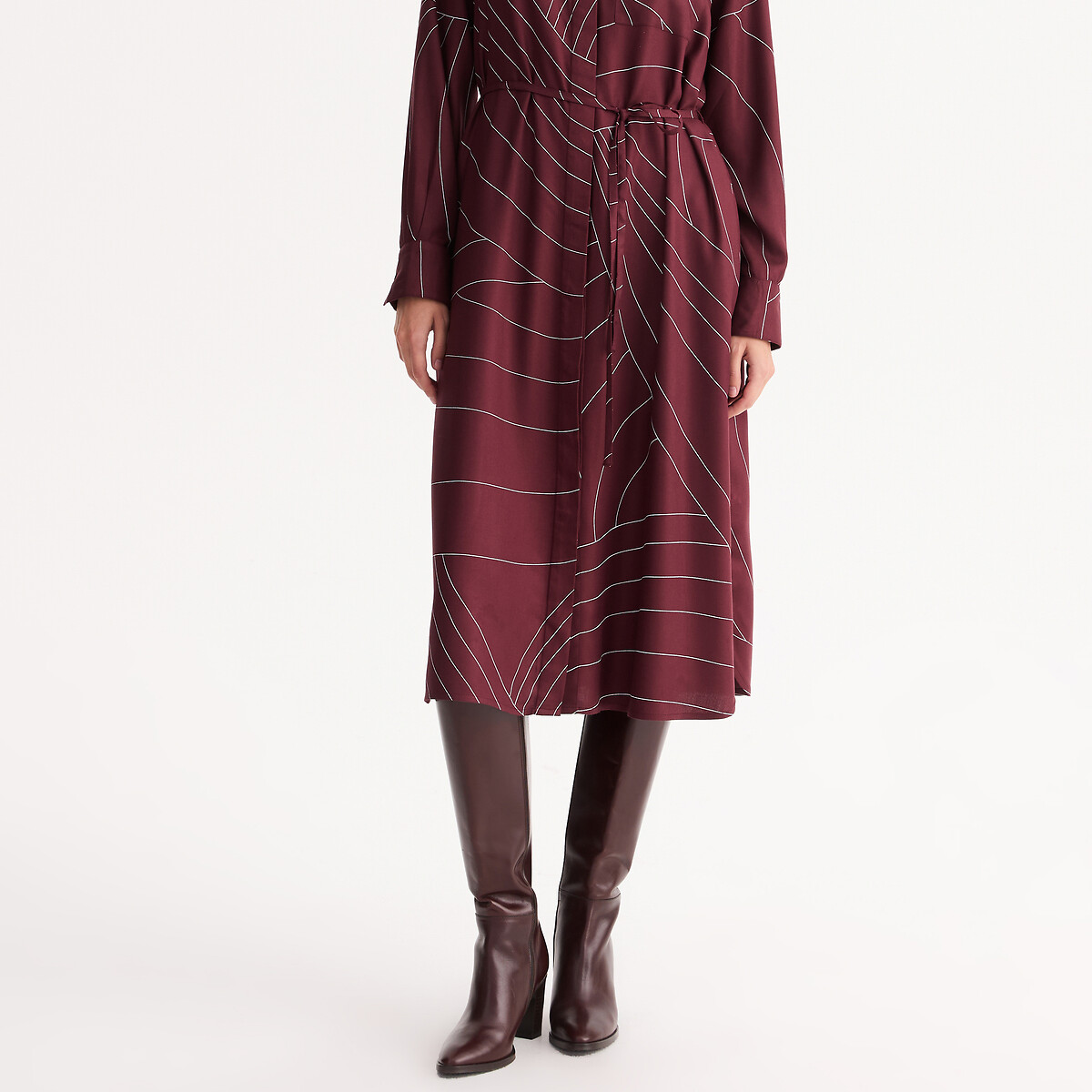 Graphic Print Midi Shift Dress printed, ANNE WEYBURN