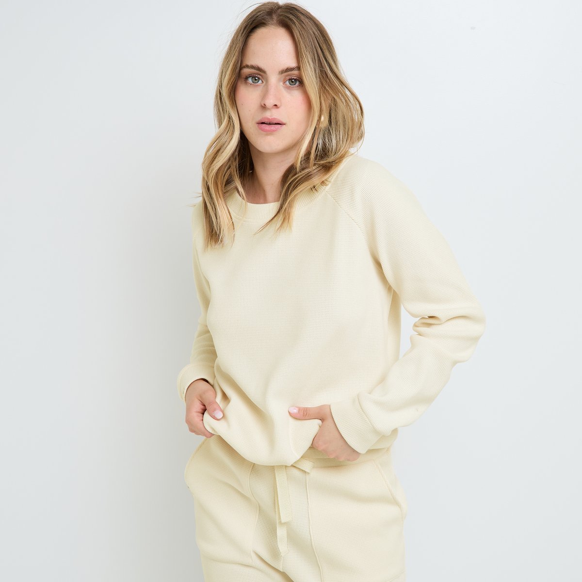 Tee-shirt manches longues FAIENCE ecru, ROUGEGORGE LINGERIE