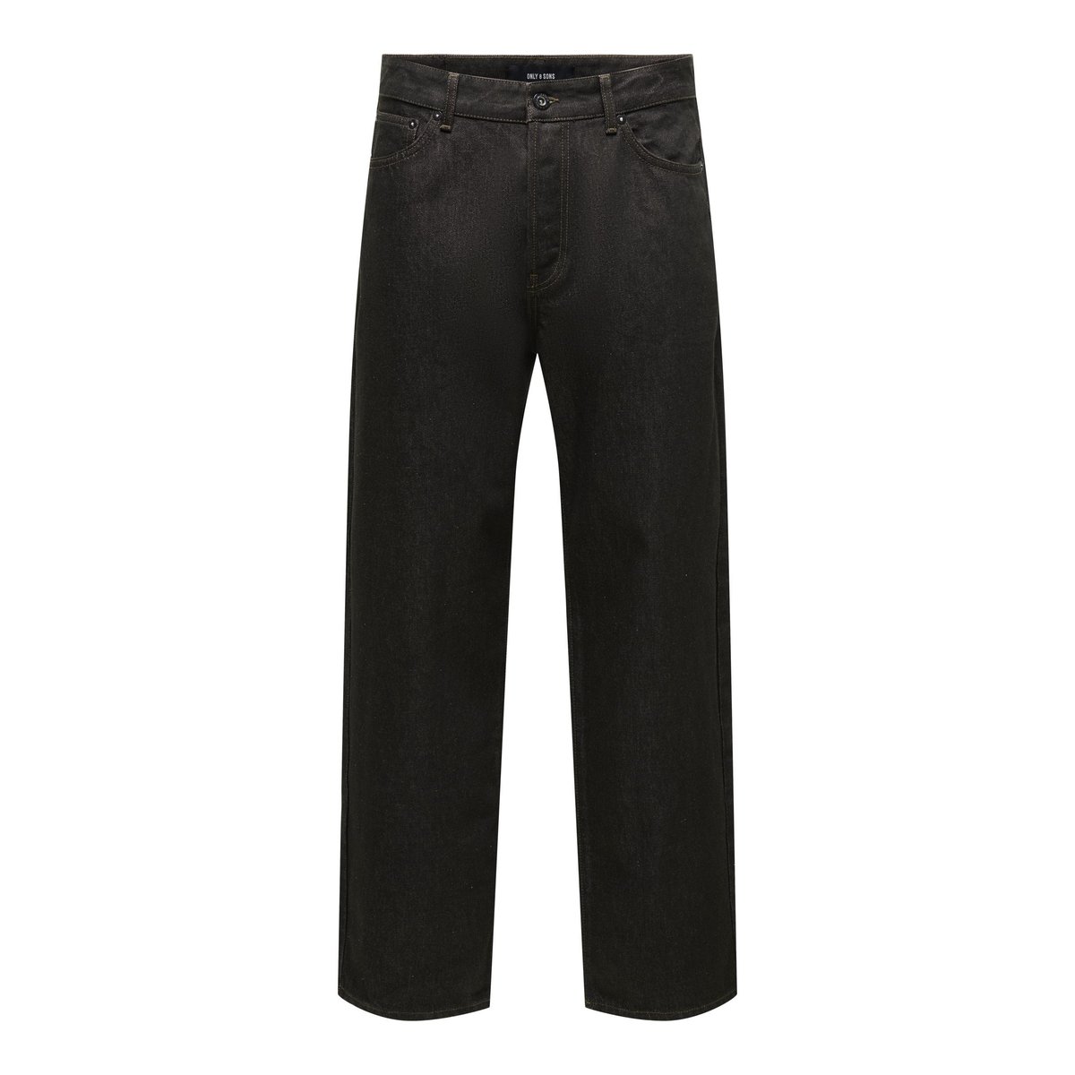 Jean À Coupe Ample marron - brown denim, ONLY & SONS