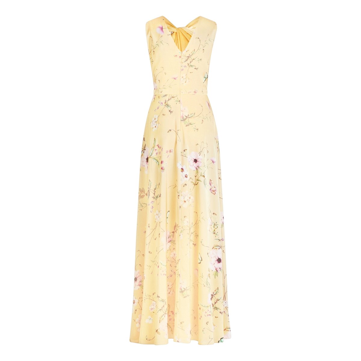 Robe de soirée à imprimé à fleurs yellow/rosé, VERA MONT