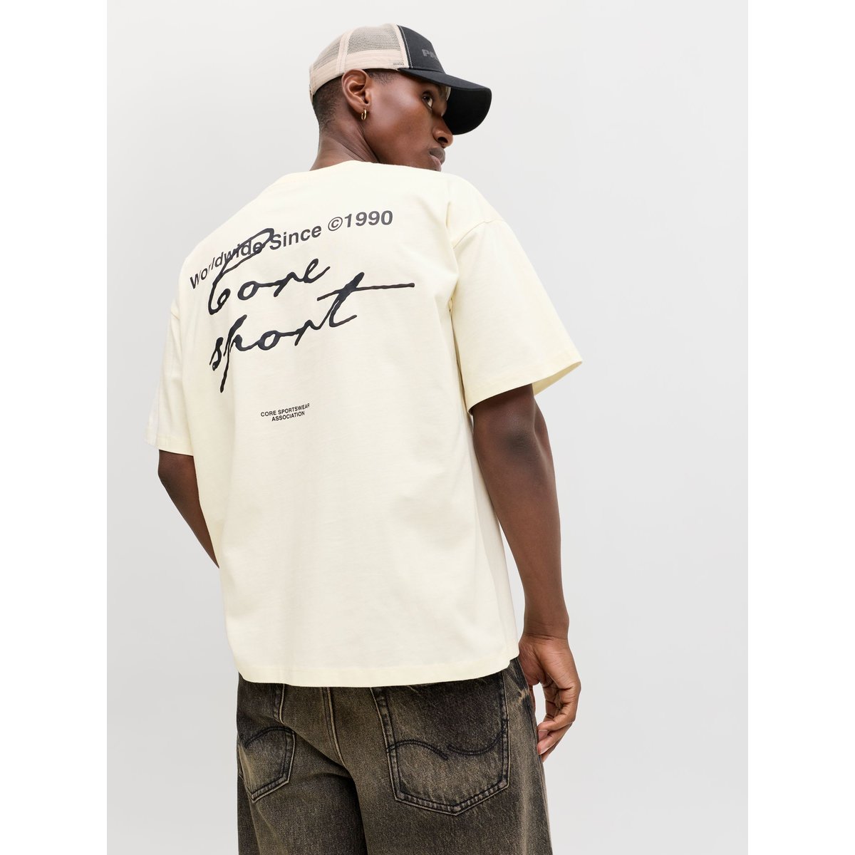 T-Shirt jaune - sweet corn, JACK & JONES