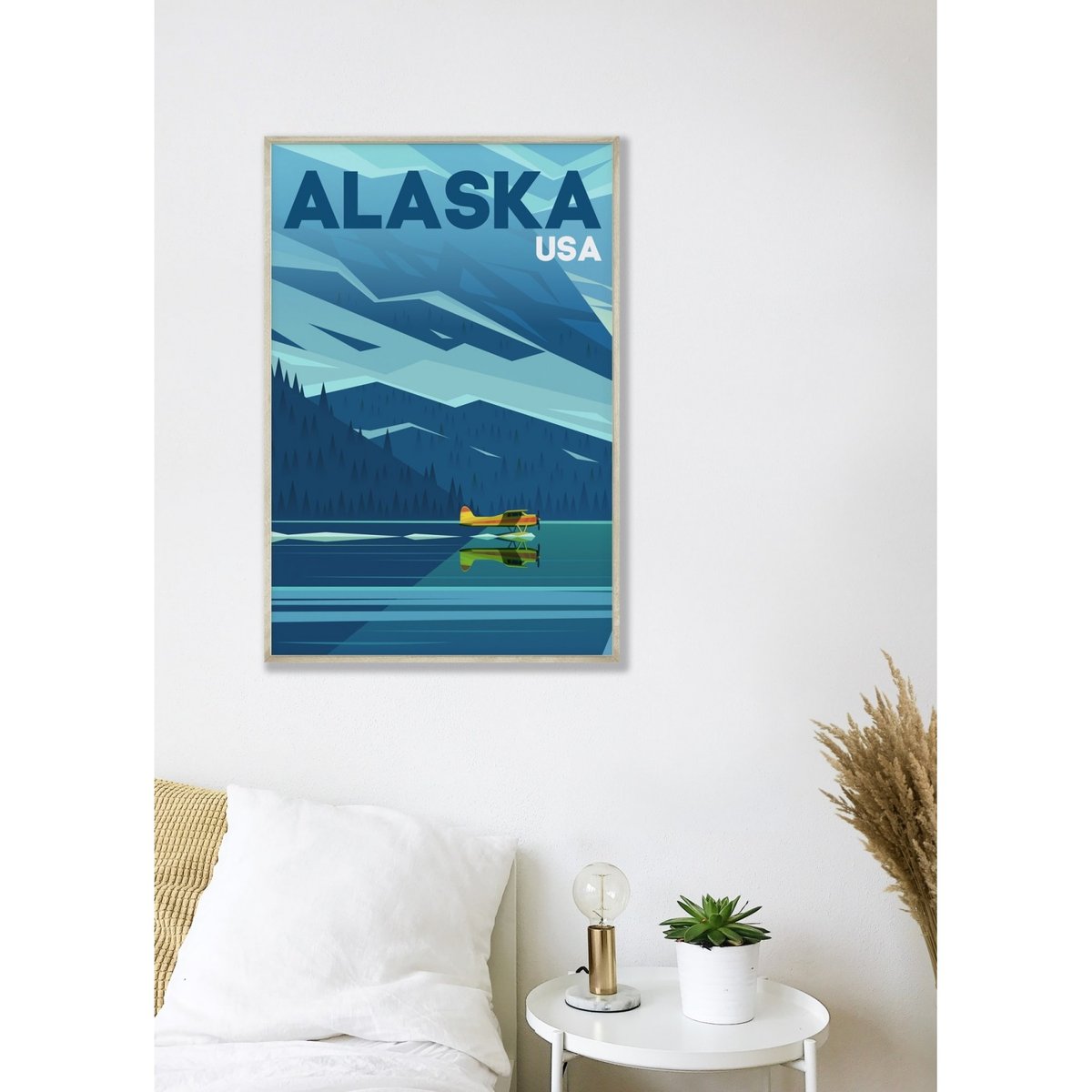 Affiche Alaska 2 blanc, L'AFFICHERIE