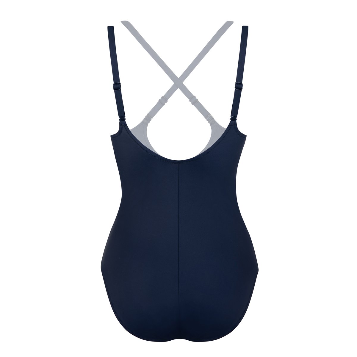 Maillot de bain une pièce armaturé shapewear UVITA bleu, LISCA