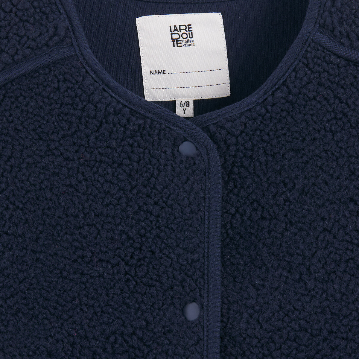 Gilet sans manches en sherpa bleu marine, LA REDOUTE COLLECTIONS