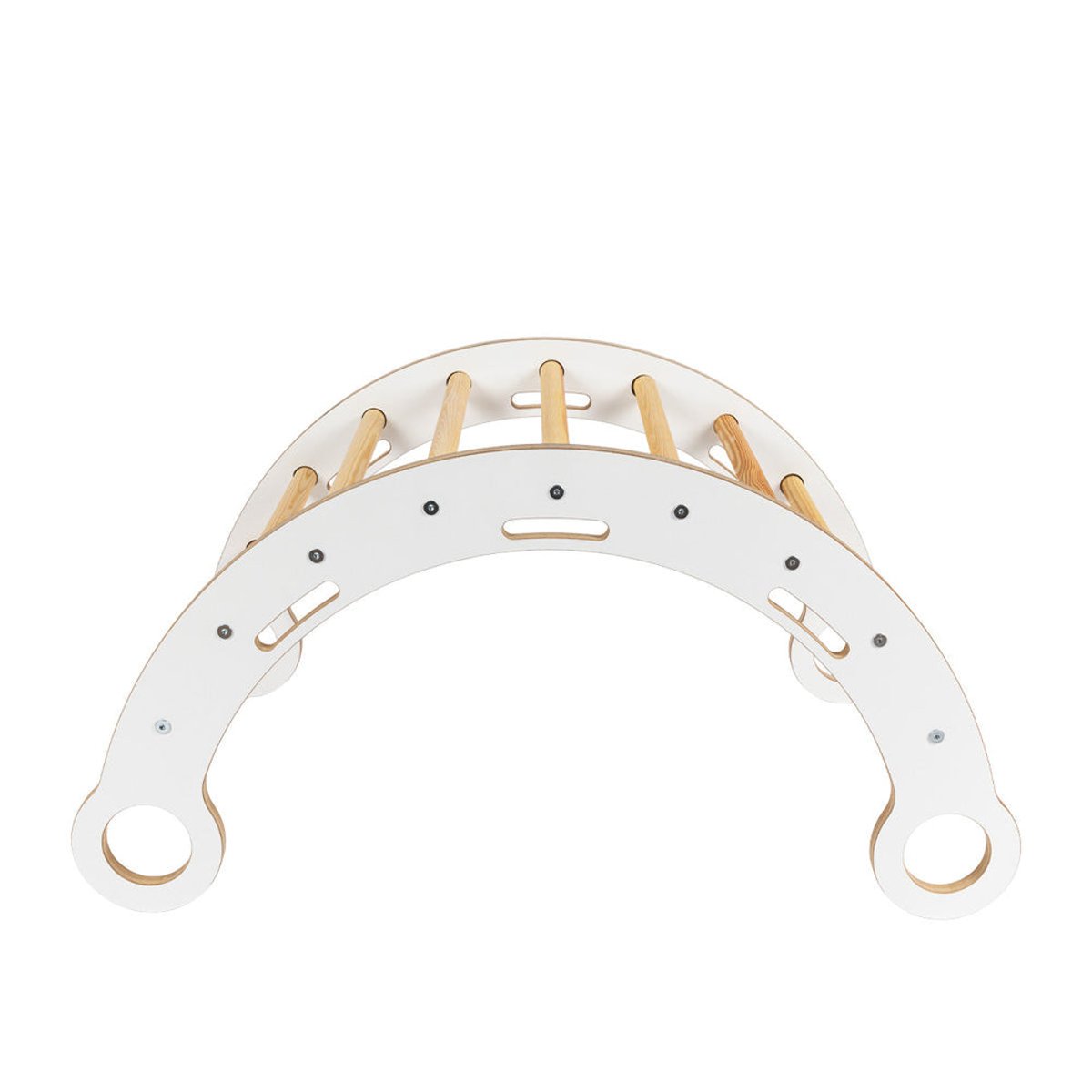 Arche d'escalade et d'éveil Rocker Montessori avec coussin beige, MEOW BABY