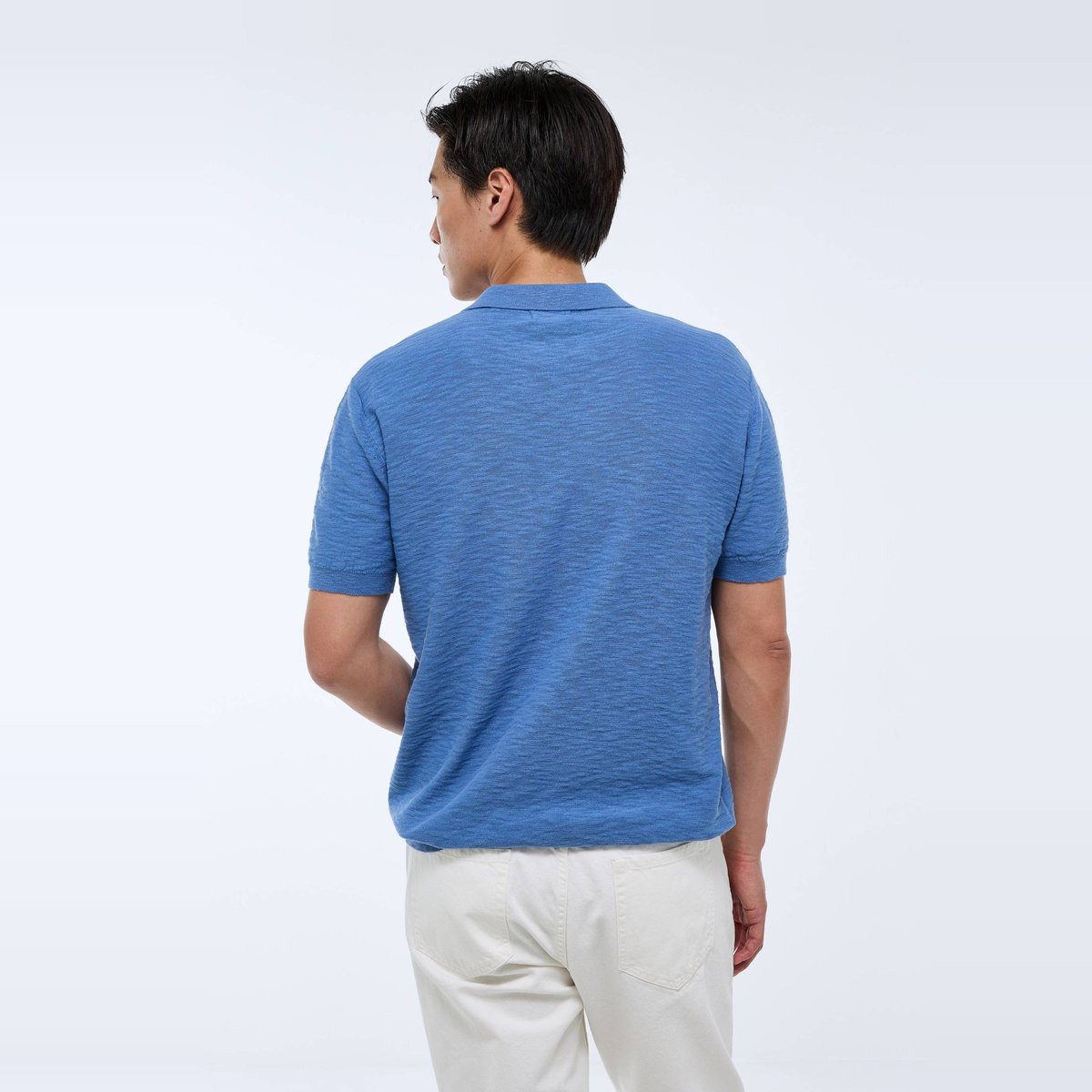 T-shirt polo en coton riviera, MONOPRIX