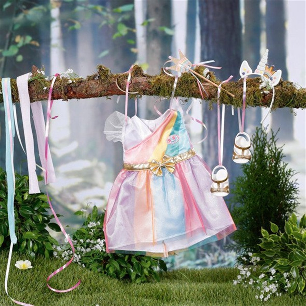 Baby born Fantasy Deluxe Princesse vêtements pour poupée 43 cm multicolore, ZAPF CREATION