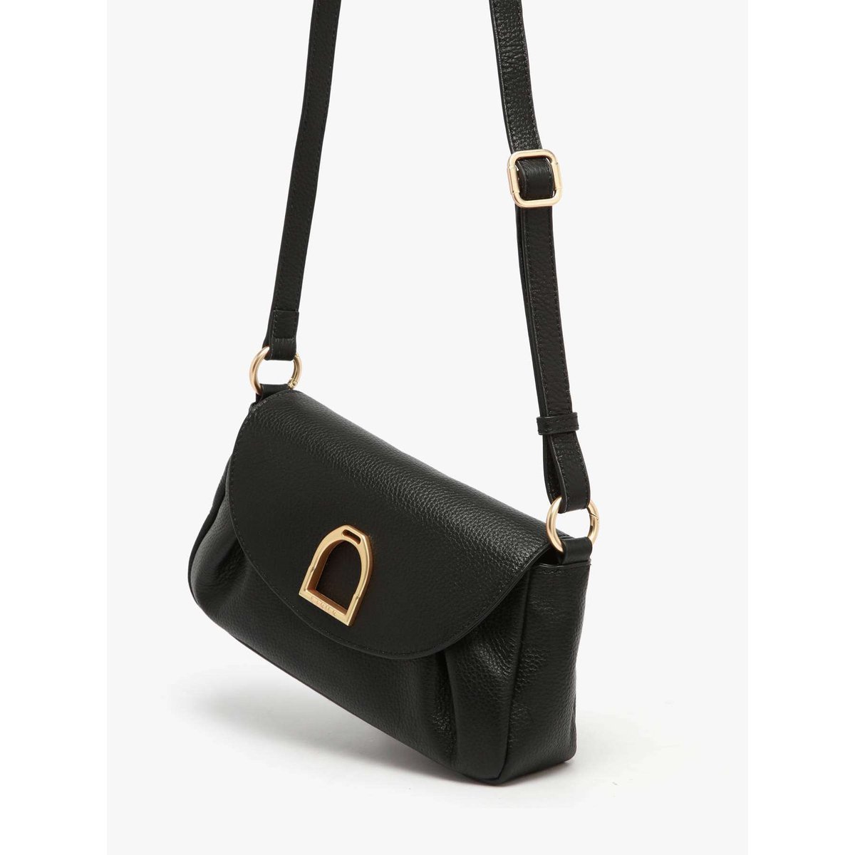 Sac bandoulière et épaule Shadow cuir noir, ETRIER