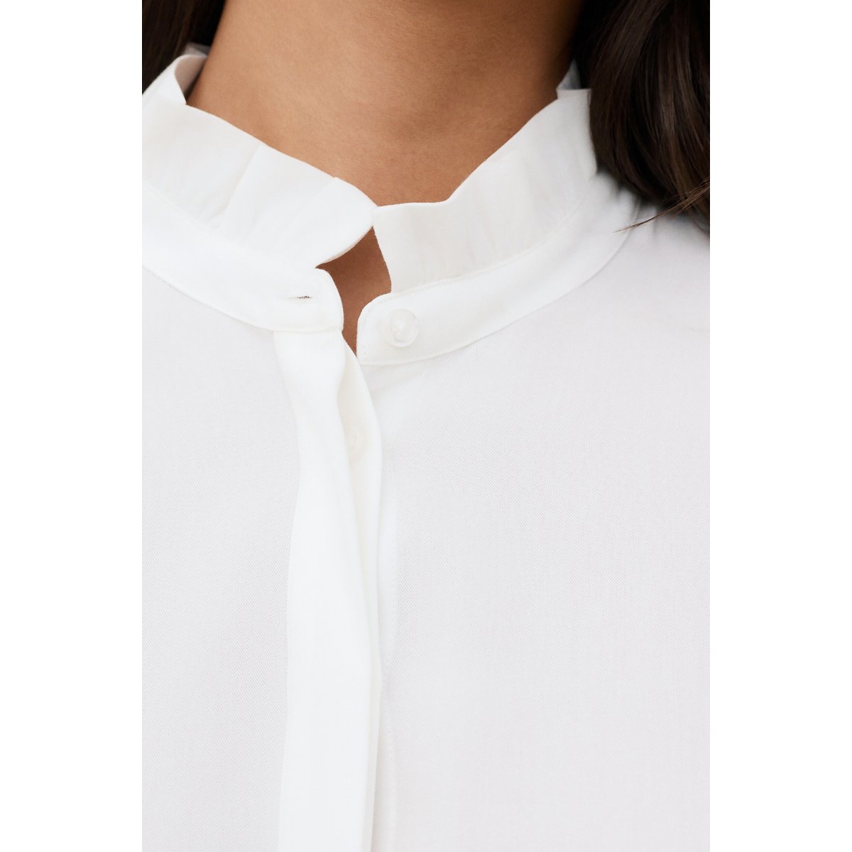 Chemise droite col mao CIRA ecru, CAROLL