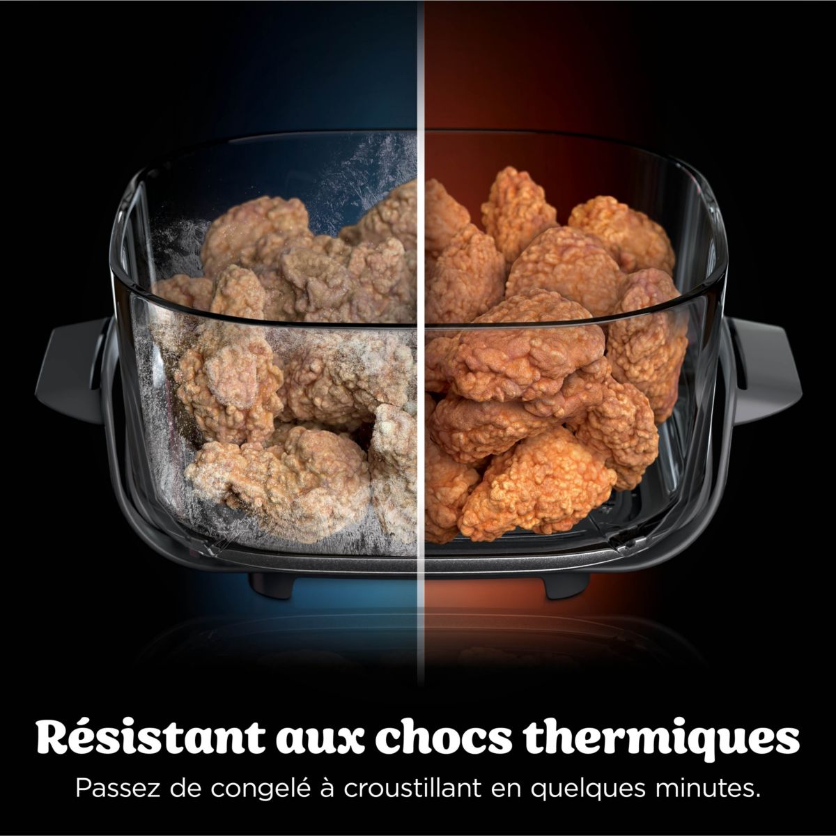Friteuse sans huile CRISPi PRO 7-en1, 2 récipients en verre de 5.7 et 2.3L,  AS101EULG beige couleur unique, NINJA