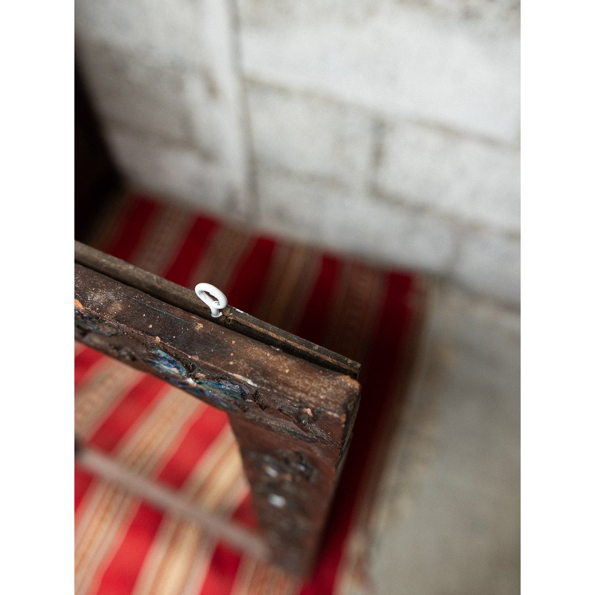 Miroir en céramique Georges N°1362 - Bon état gris, DEBONGOUT