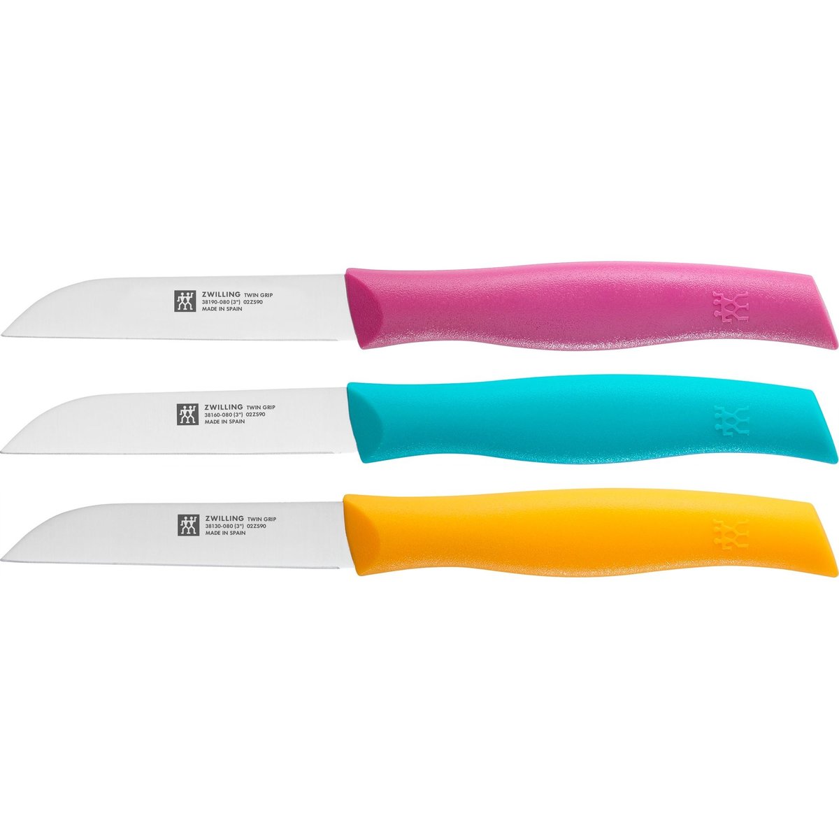 Set de 3 couteaux Twin Grip 8 cm couleur unique, ZWILLING