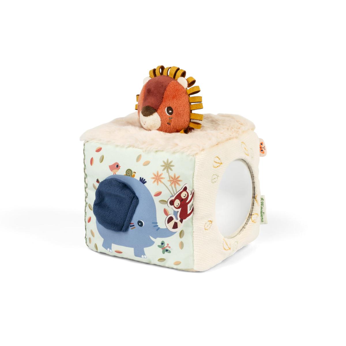 Cube d activites sonore Jack couleur unique, LILLIPUTIENS