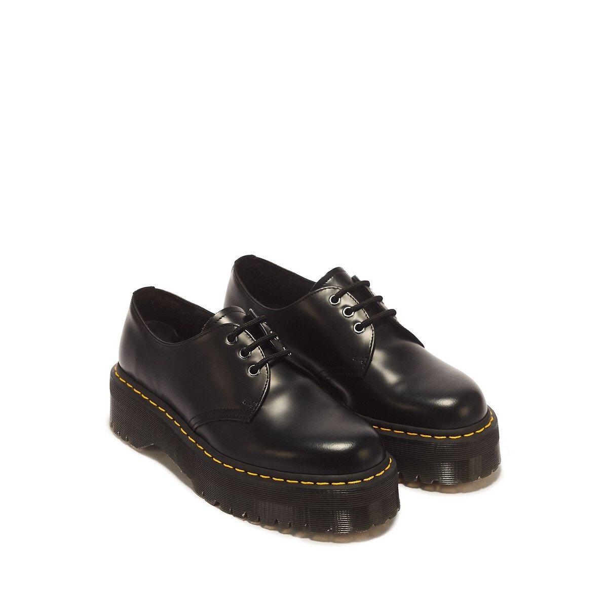 1461 Platform Brogues in Smooth Leather black, DR. MARTENS