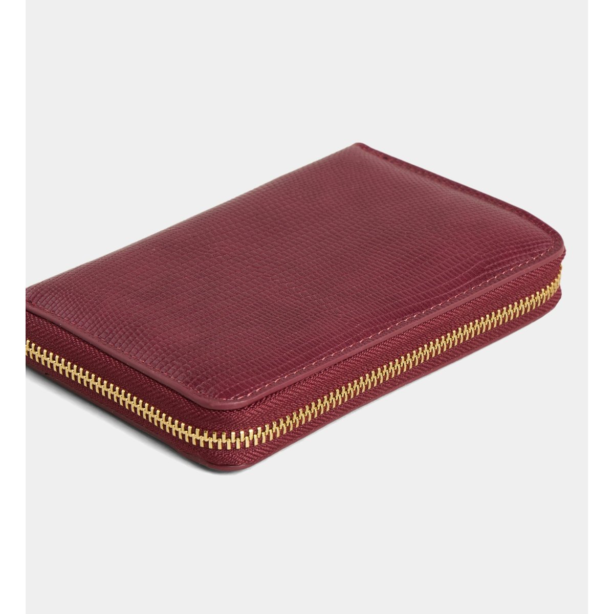 Portefeuille carry moyen tejus bordeaux foncé, GALERIES LAFAYETTE