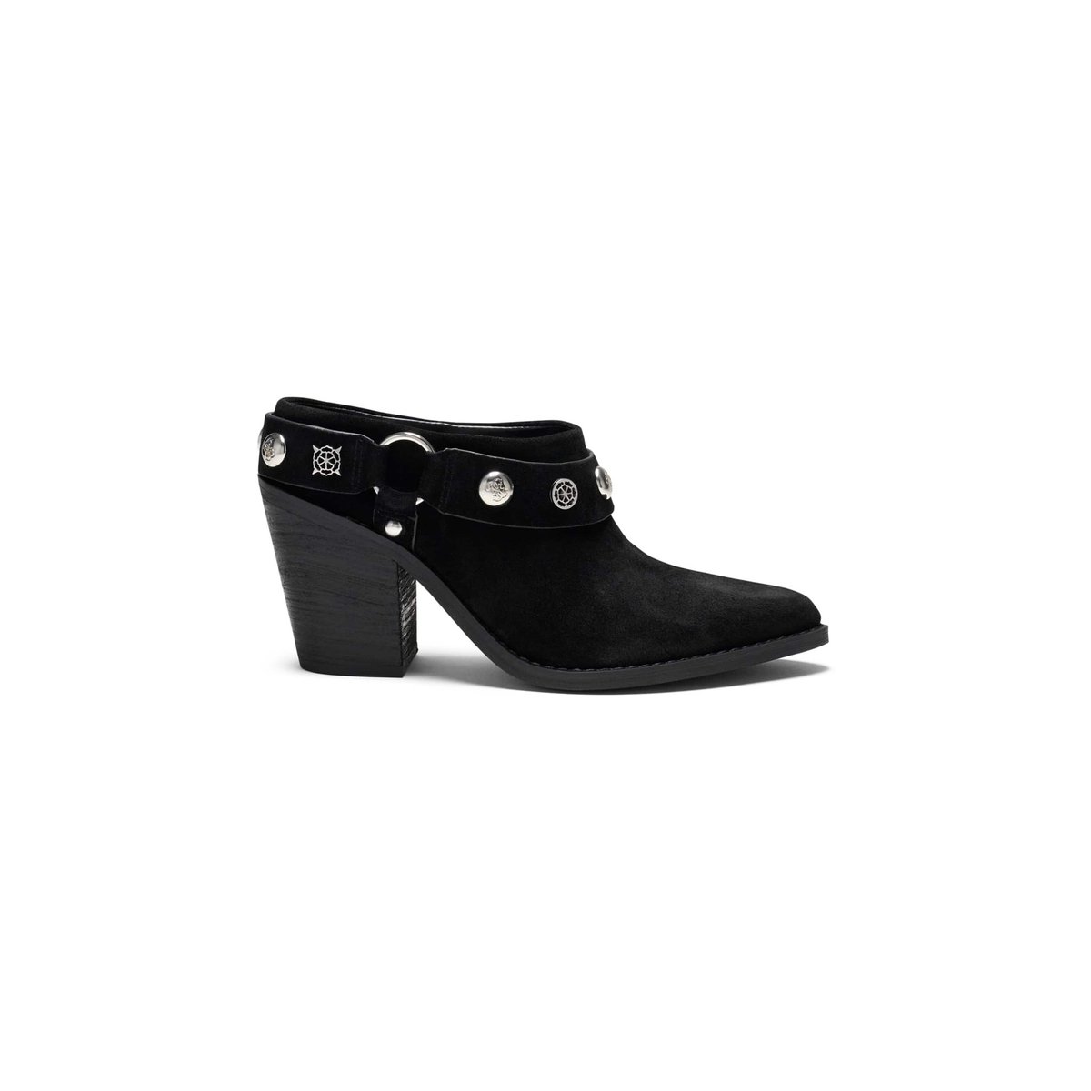 Bottine En Daim Sashlin noir, GUESS
