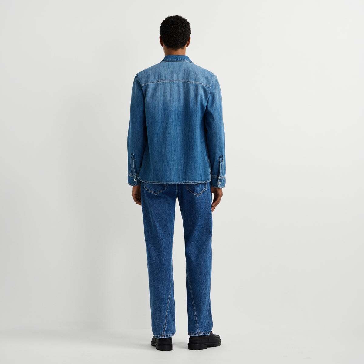 Surchemise À Coupe Décontractée En Denim 11oz bleu rigid denim, PEPE JEANS