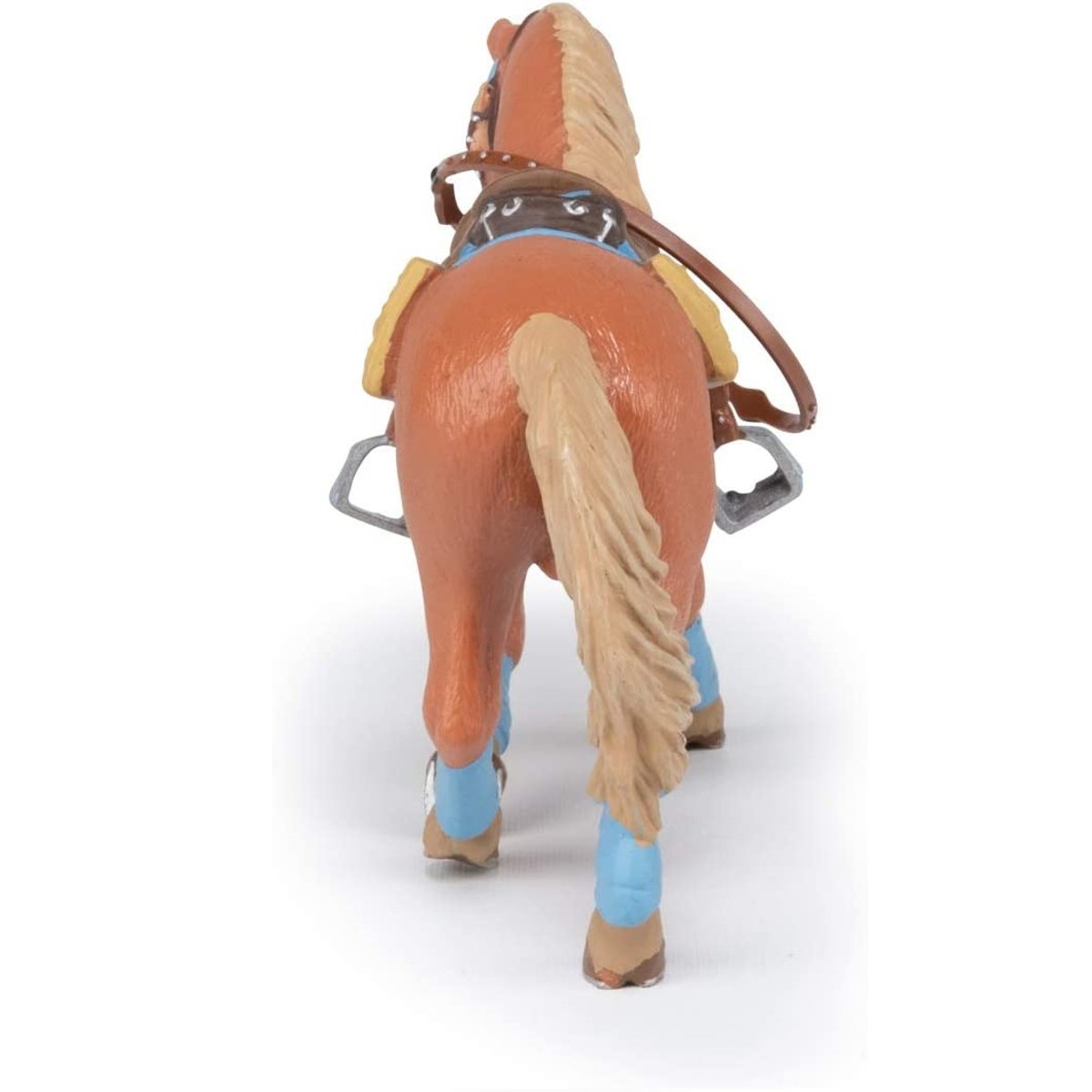 Figurine Cheval du jeune cavalier marron, PAPO