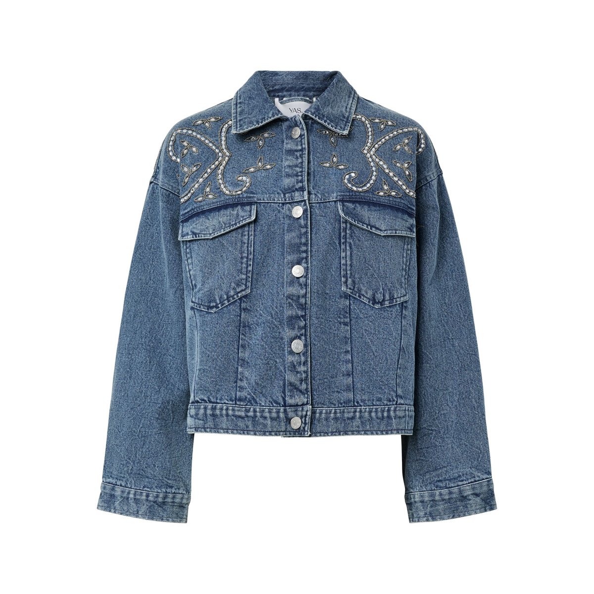 Veste En Jean light blue denim, YAS