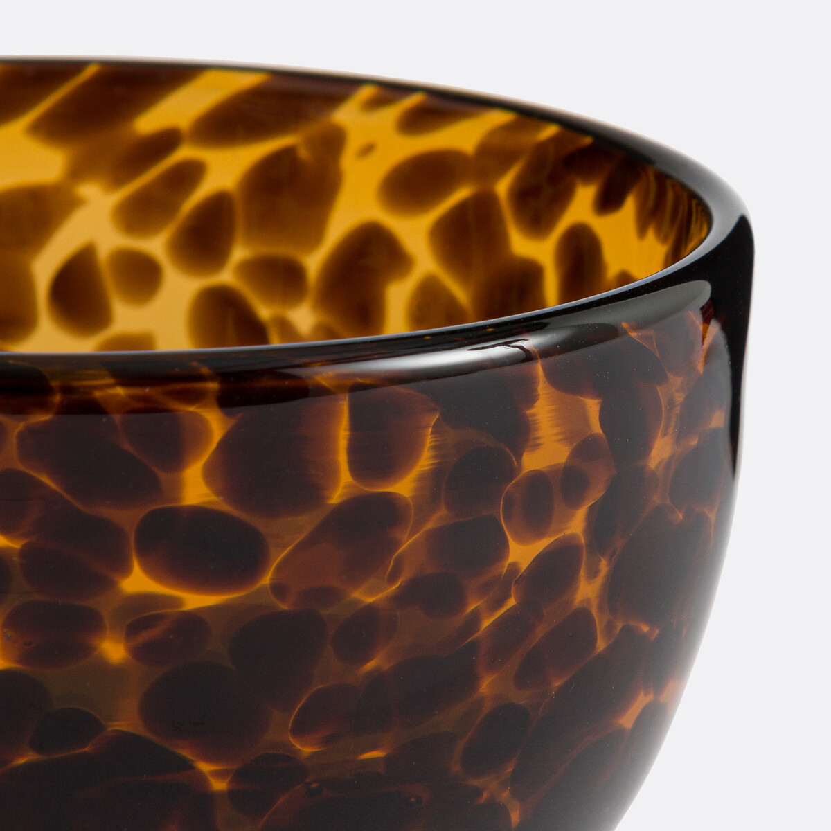 Lot de 4 bols en verre ambré, Fauvita marron, LA REDOUTE INTERIEURS