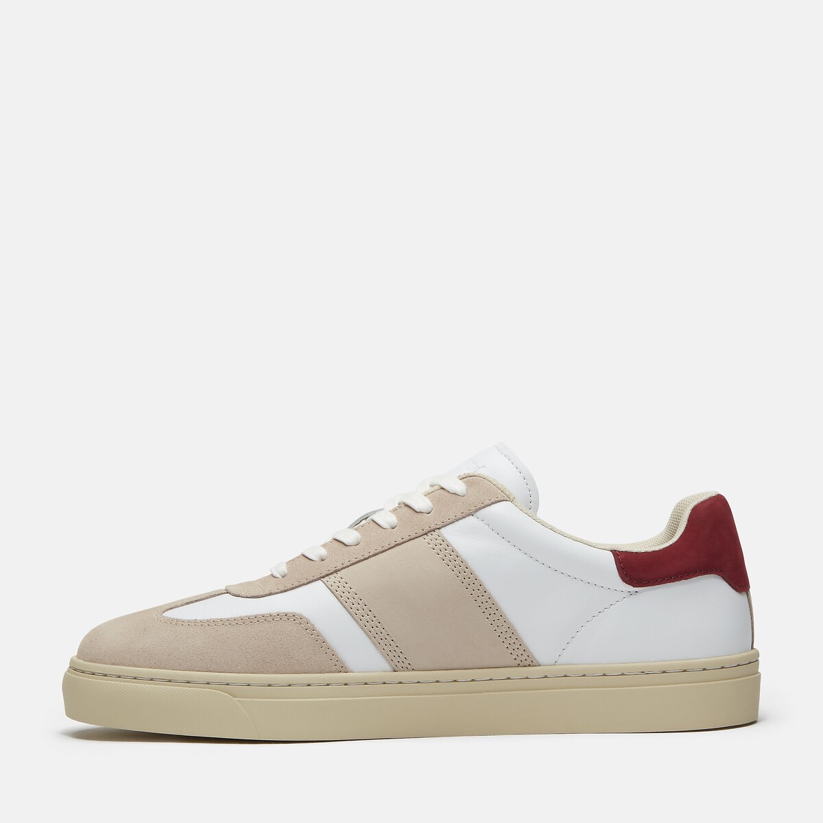 Baskets en cuir Lisbon Street blanc/beige, TIMBERLAND