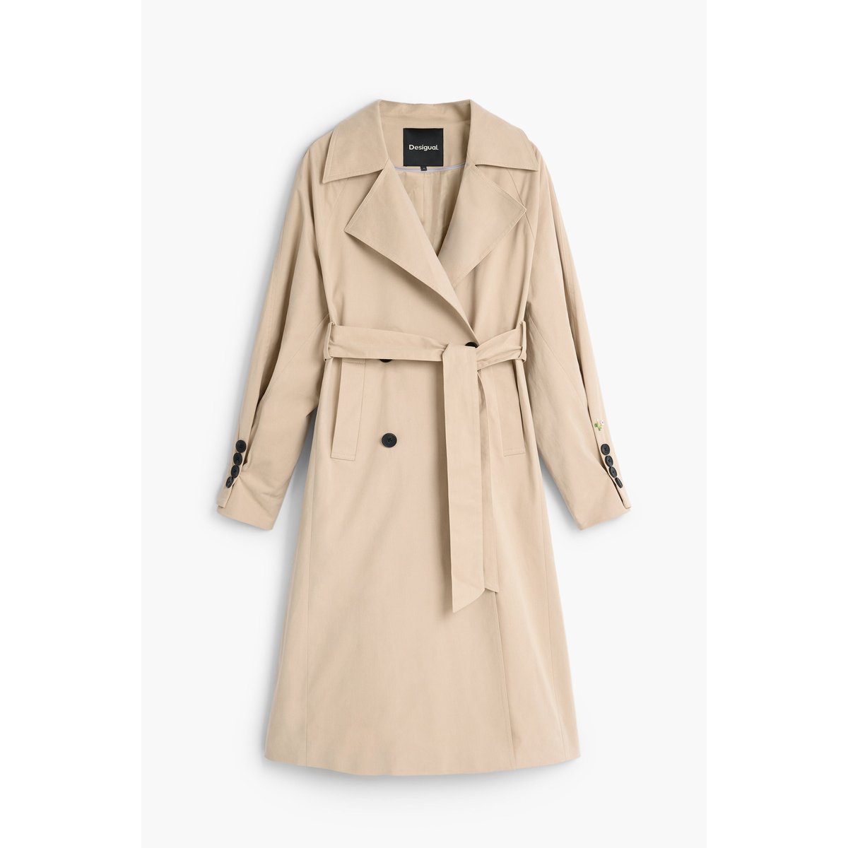 Trench coat amovible marron, DESIGUAL