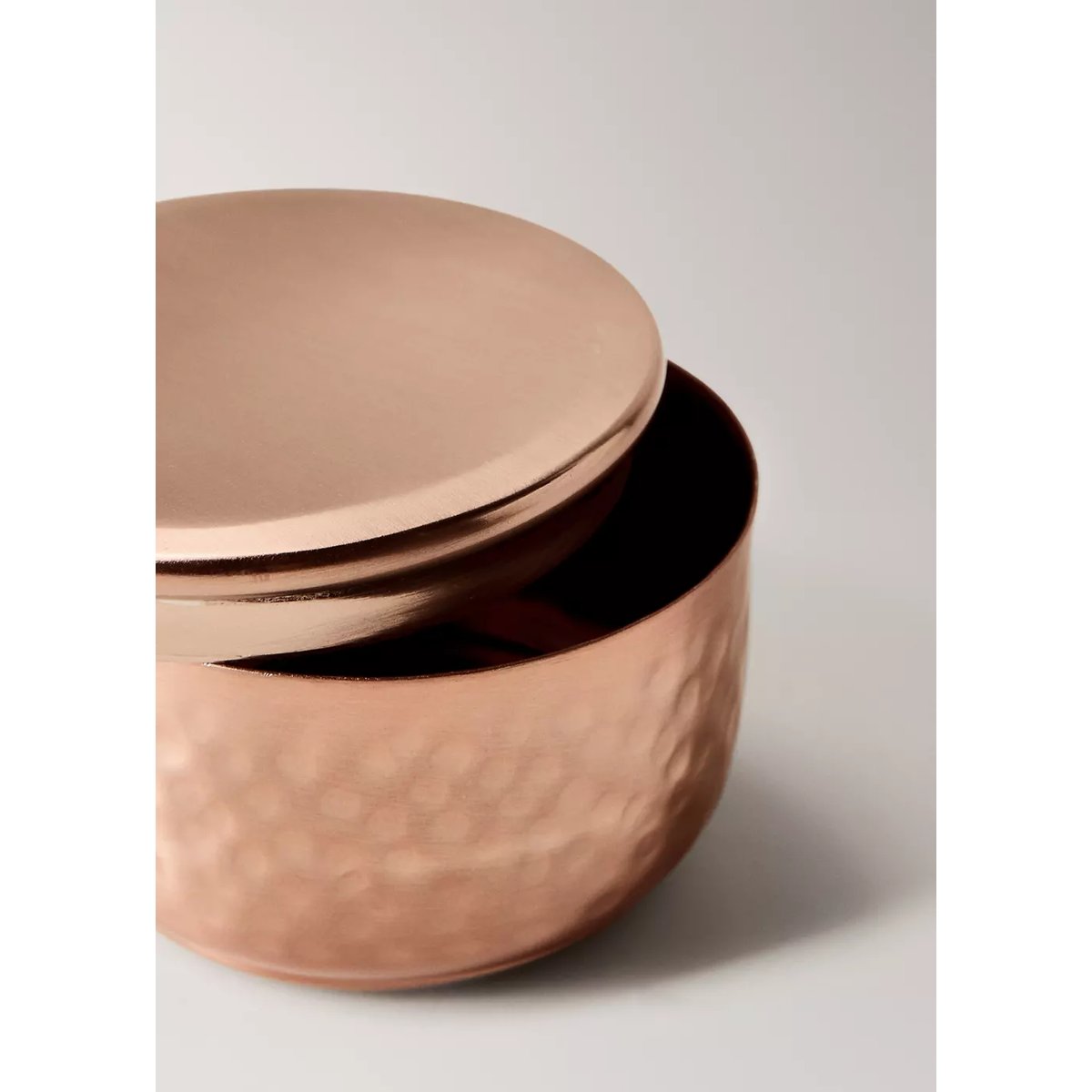 Boîte en bois effet métal martelé cuivre, MANGO HOME