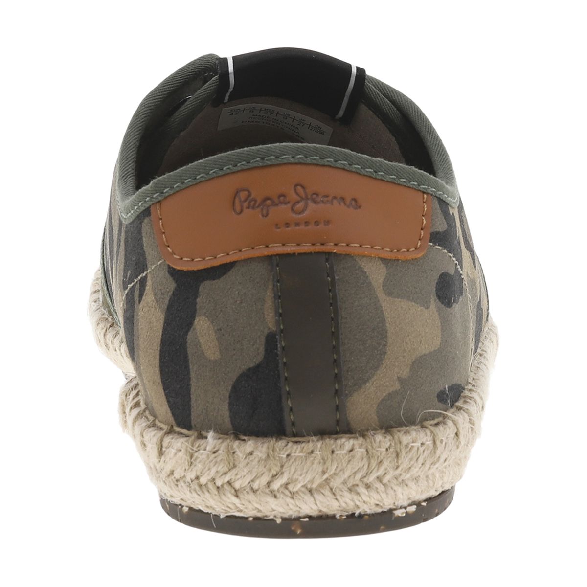 Baskets semelle cordée kaki, PEPE JEANS