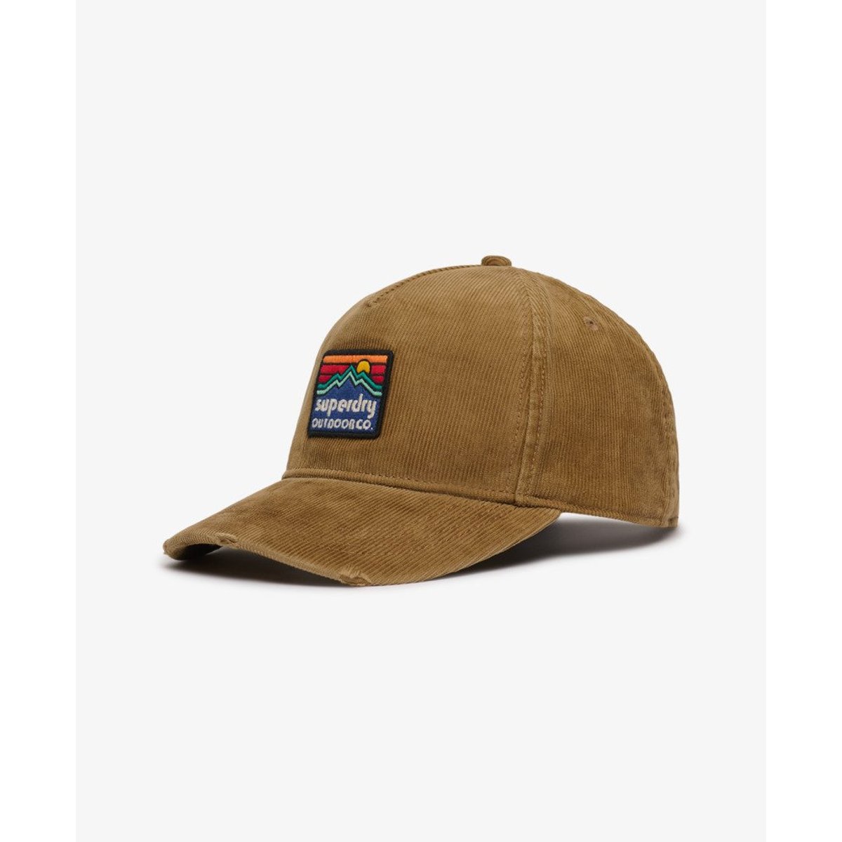 Casquette camionneur en velours à motif velours fauve délavé, SUPERDRY
