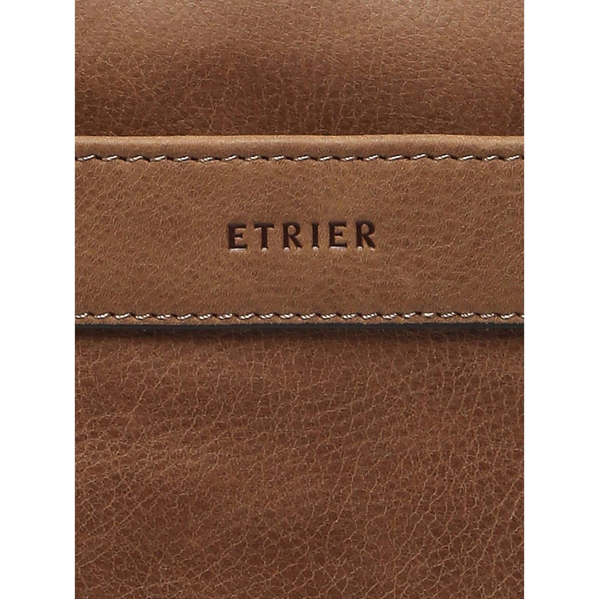 Sac bandoulière Spider cuir chataigne, ETRIER