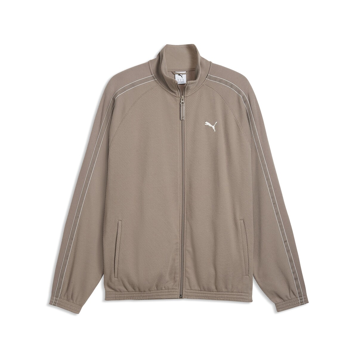 Sweatshirt mit Reissverschluss Puma Class taupe-grau, PUMA