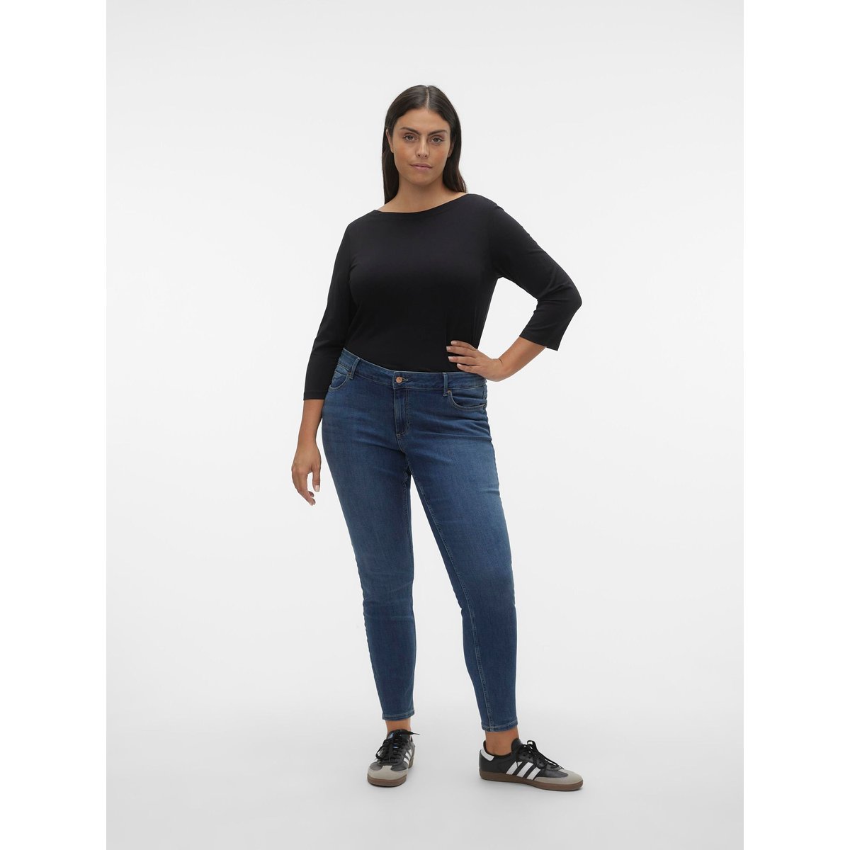 Jean Slim medium blue denim, VERO MODA