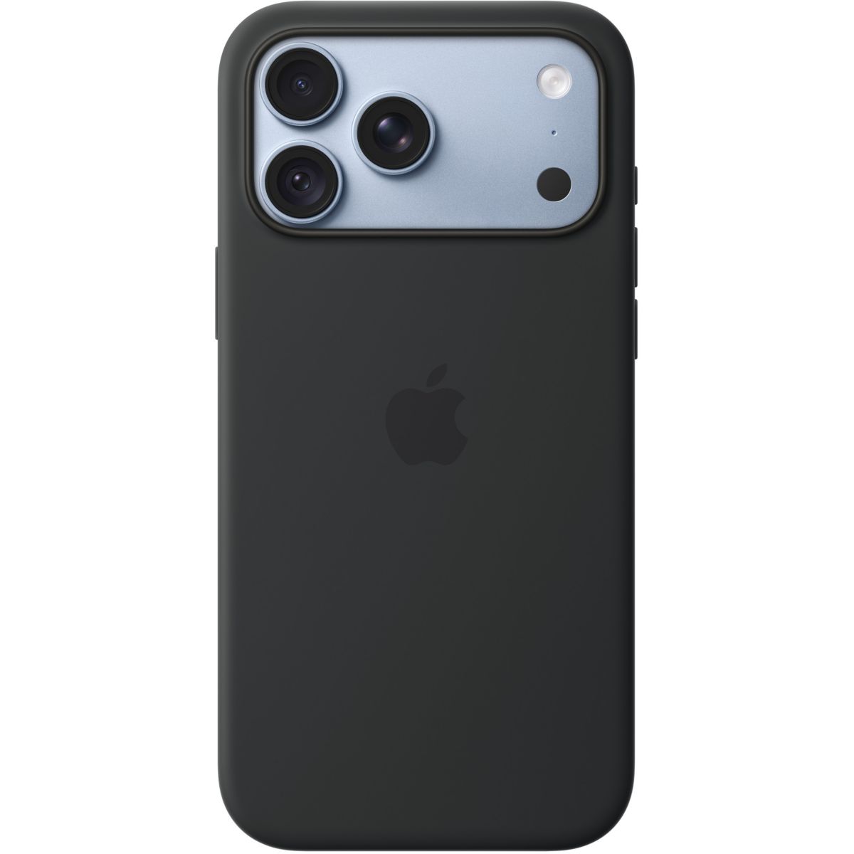 Coque iPhone 18 Pro Max Magsafe Noir Silicone couleur unique, APPLE