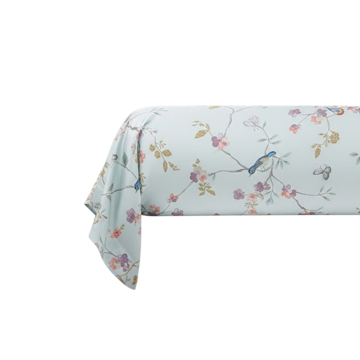 Taie De Traversin Satin De Coton - JARDIN SUSPENDU motifs, TRADITION DES VOSGES