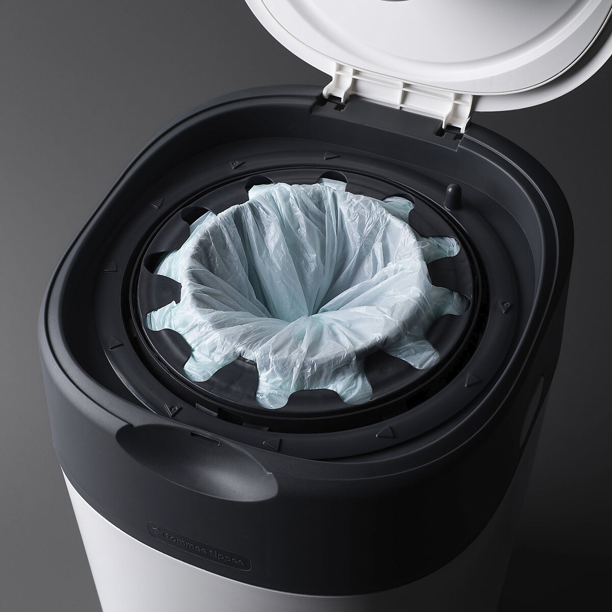 Kit Poubelle à couches Twist et Click 6 recharges blanc, TOMMEE TIPPEE