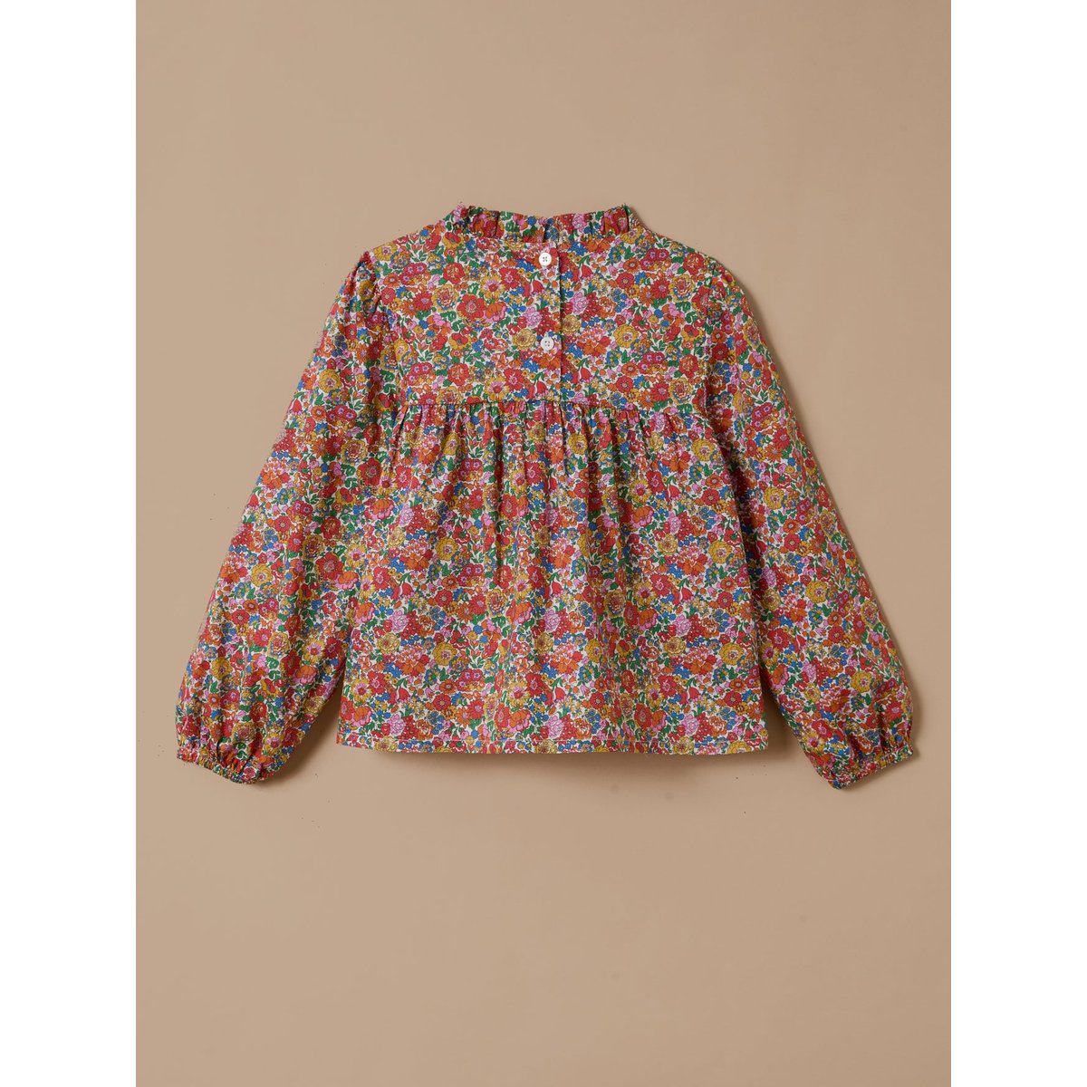 Blouse en tissu Liberty liberty annie and may rouge, CYRILLUS