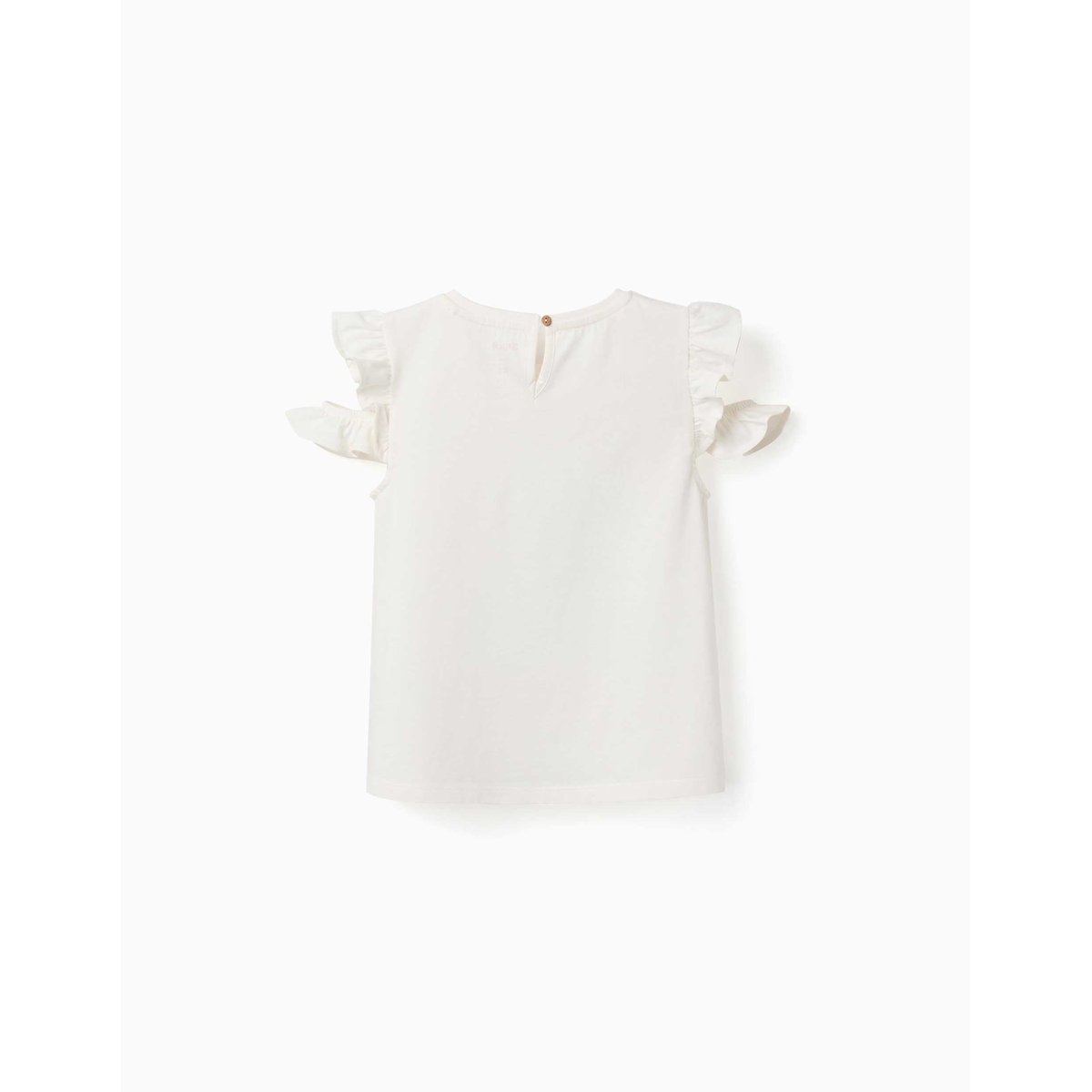 T-shirt en coton avec imprimé Stitch & Scrump beige clair, ZIPPY