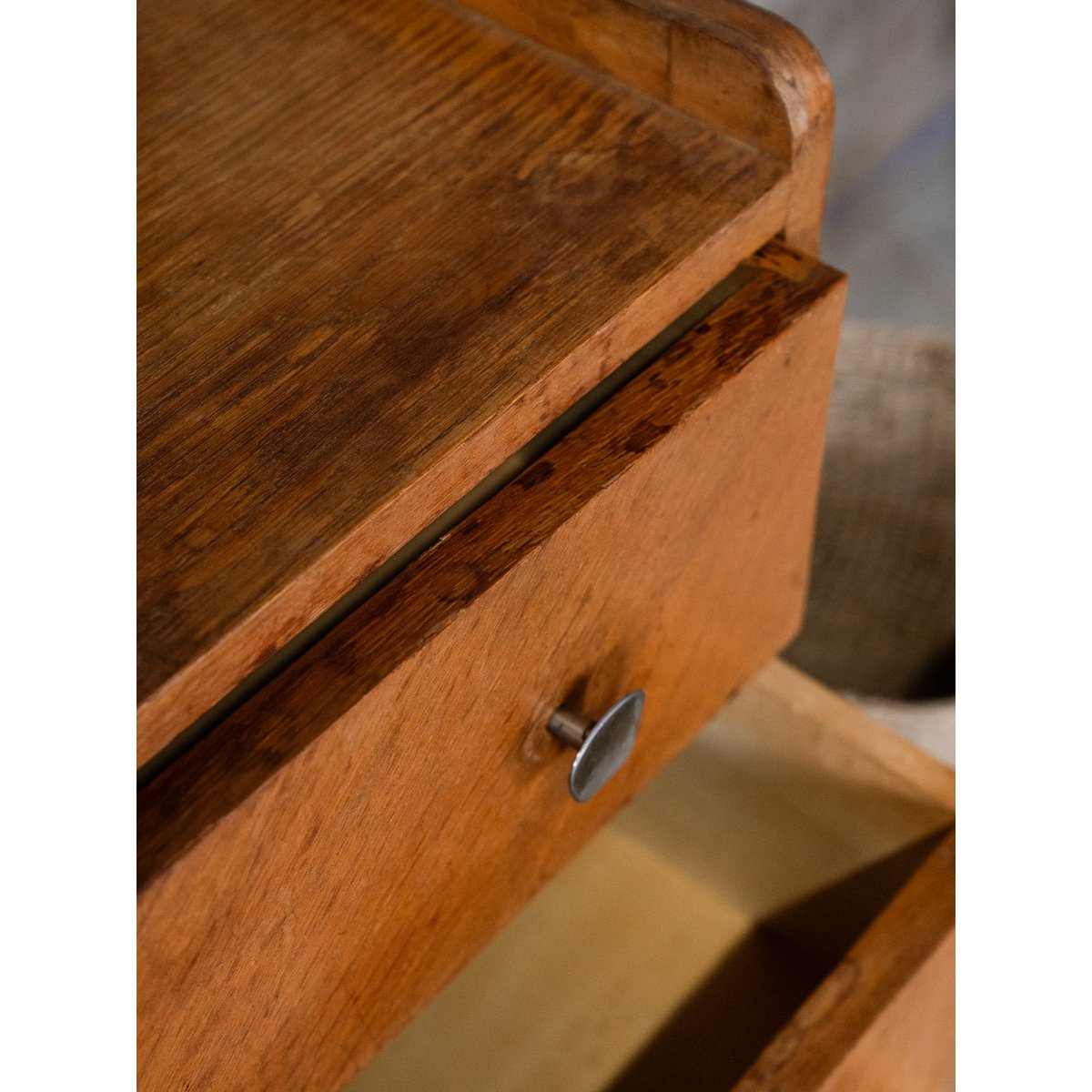 Commode en bois Olga N°458 - Bon état bois clair, DEBONGOUT