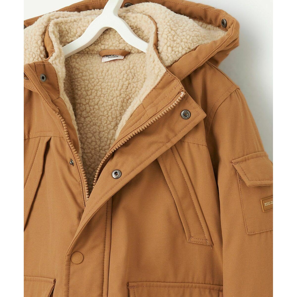 Hooded Parka brown, TAPE A L'OEIL