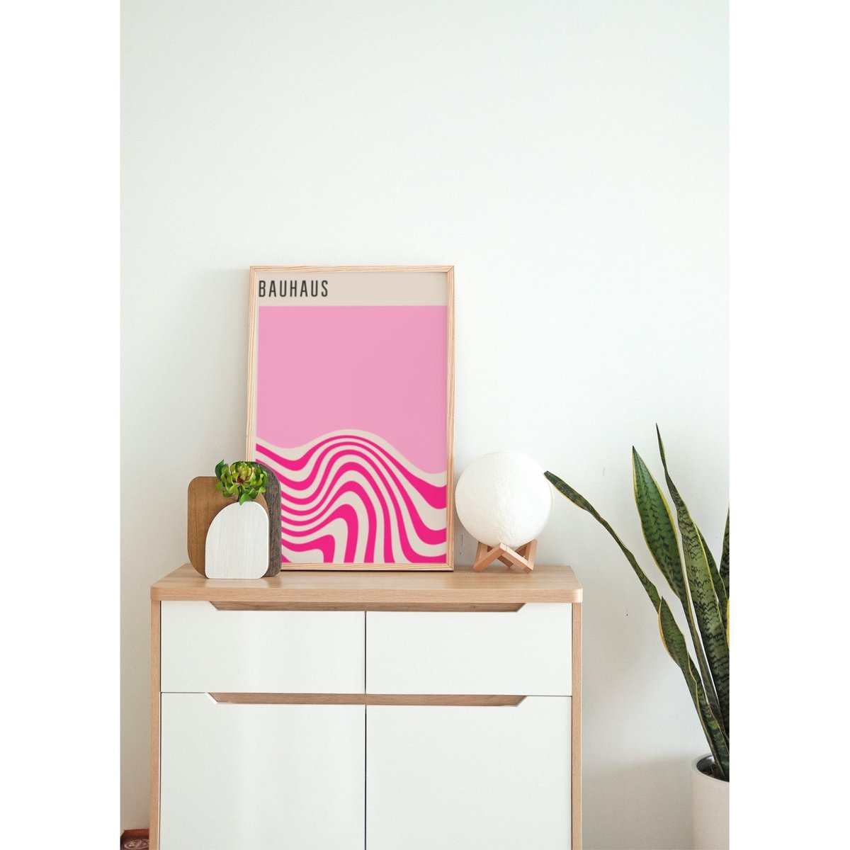 Affiche Bauhaus 17 blanc, L'AFFICHERIE