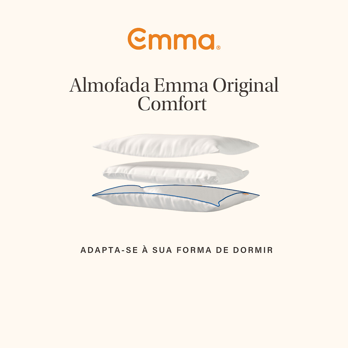 Almofada Emma Original Comfort, Emma branco, EMMA