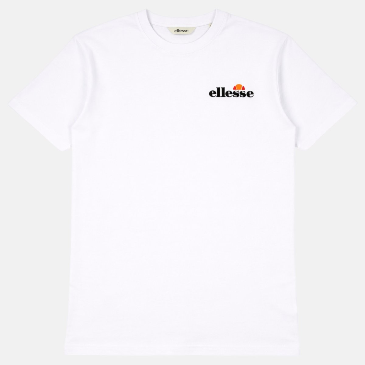 T-shirt manches courtes, col rond LOGO blanc, ELLESSE