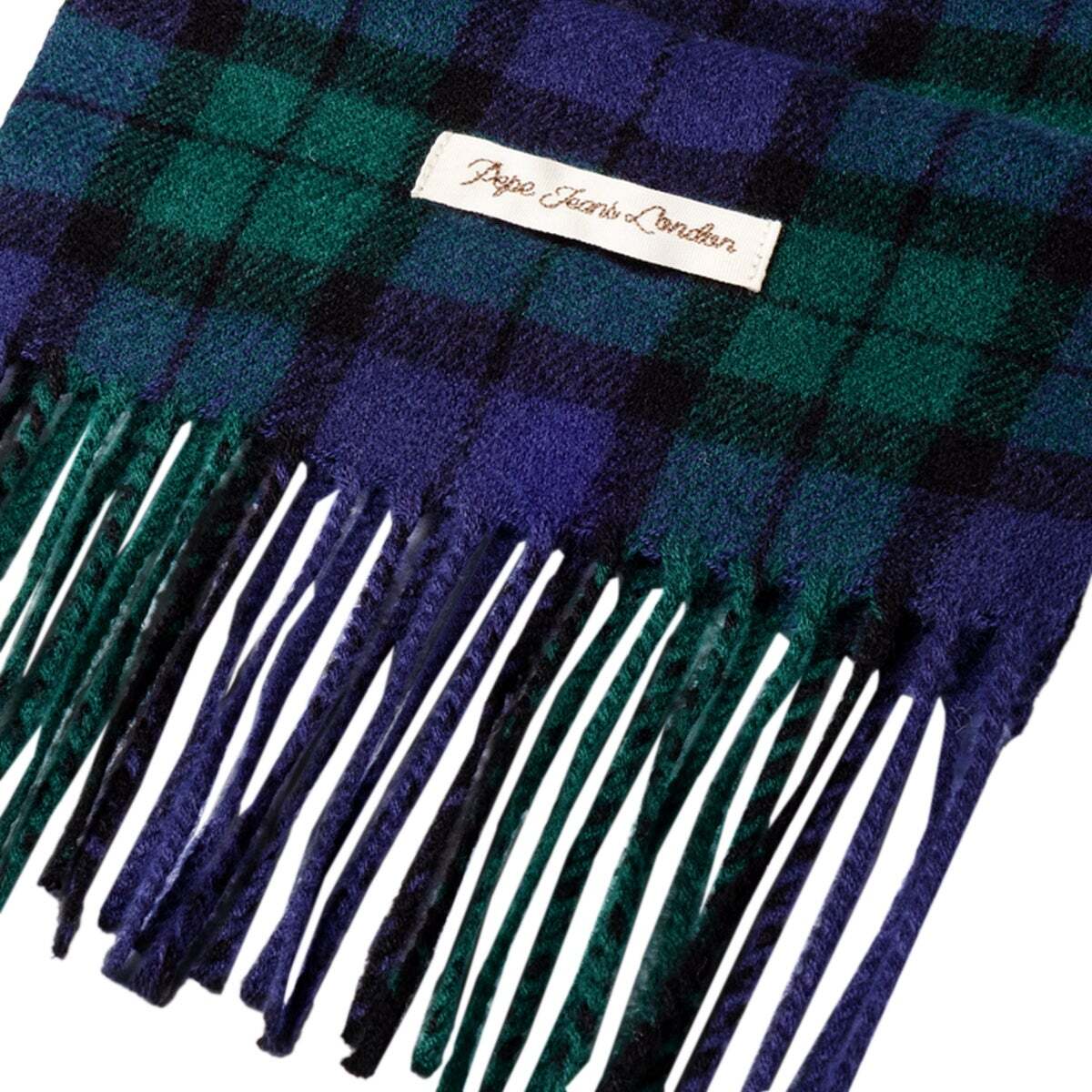 Écharpe À Imprimé À Carreaux bleu dulwich, PEPE JEANS