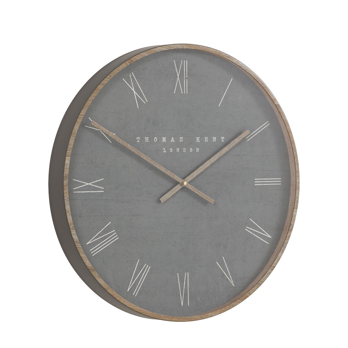 Nordic 21" Large Wall Clock cement, THOMAS KENT