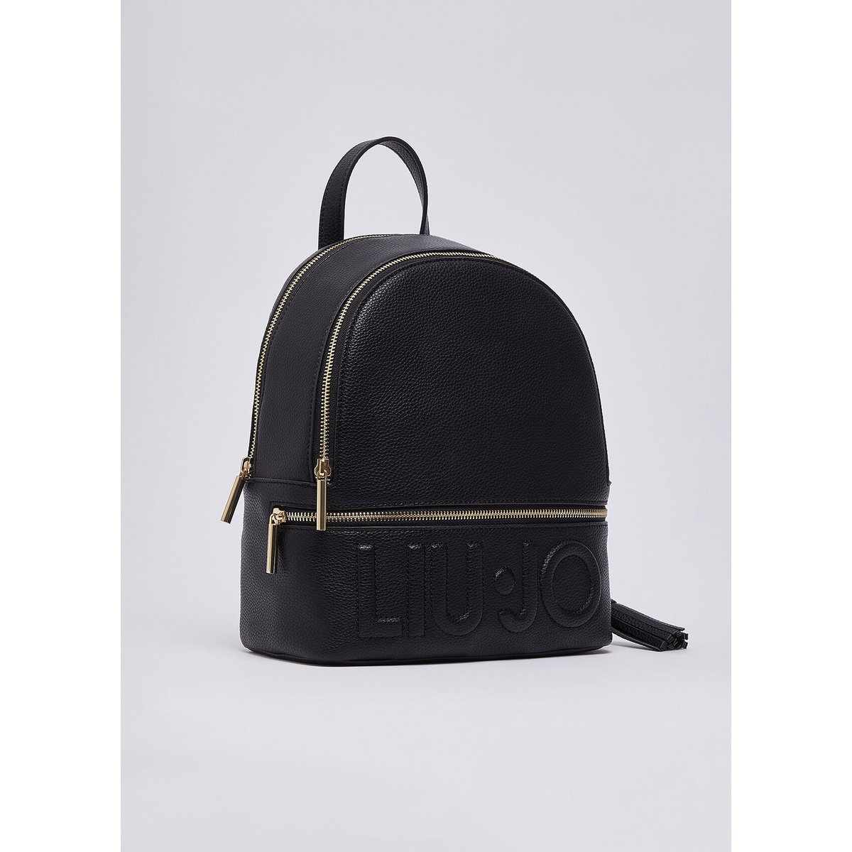 Sac à dos avec charm noir, LIU JO